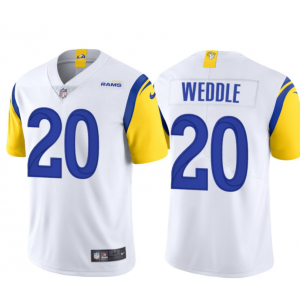 Nike Rams 20 Eric Weddle White Vapor Untouchable Limited Men Jersey