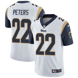 Nike Rams 22 Marcus Peters White Vapor Untouchable Limited Men Jersey