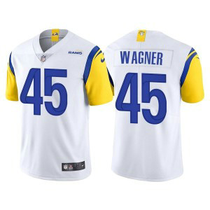 Nike Rams 45 Bobby Wagner White Vapor Untouchable Limited Men Jersey