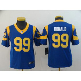 Nike Rams 99 Aaron Donald Royal Vapor Untouchable Limited Youth Jersey
