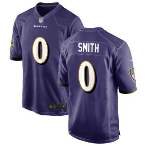 Nike Ravens 0 Roquan Smith Purple Vapor Untouchable Limited Men Jersey