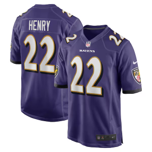 Nike Ravens 22 Derrick Henry Purple Vapor Untouchable Limited Men Jersey