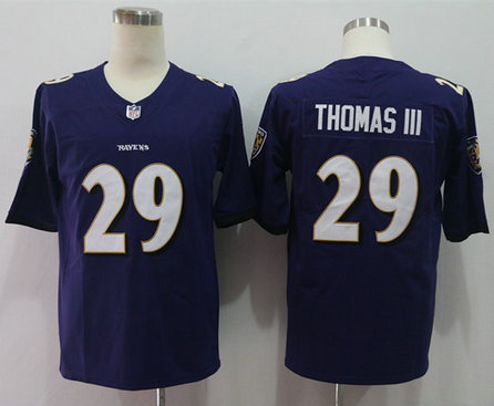 Nike Ravens 29 Earl Thomas III Purple Vapor Untouchable Limited Jersey