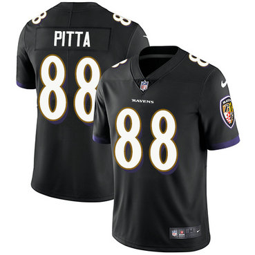 Nike Ravens 88 Dennis Pitta Black Vapor Untouchable Player Limited Jersey