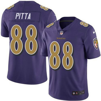 Nike Ravens 88 Dennis Pitta Purple Color Rush Limited Jersey