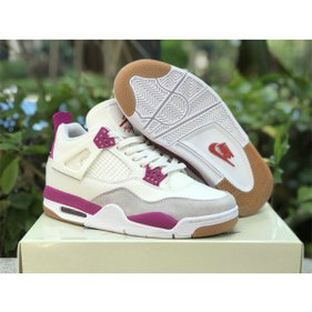 Nike SB x Air Jordan 4 White Purple Shoes