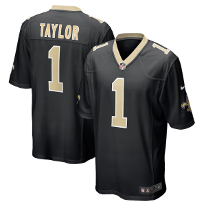 Nike Saints 1 Alontae Taylor Black Vapor Untouchable Limited Men Jersey