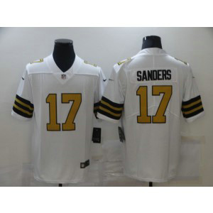 Nike Saints 17 Emmanuel Sanders White Color Rush Limited Men Jersey