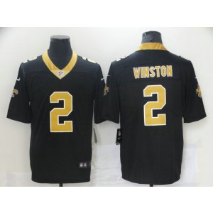 Nike Saints 2 Jameis Winston Black Vapor Untouchable Limited Men Jersey