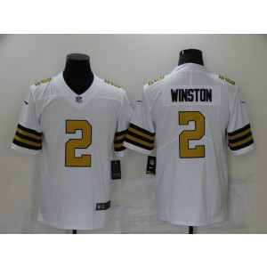Nike Saints 2 Jameis Winston White Color Rush Limited Men Jersey