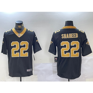 Nike Saints 22 Rashid Shaheed Black Gold Vapor Untouchable Limited Men Jersey Nike Saints 22 Rashid Shaheed Black Gold Vapor Untouchable Limited Men Jersey