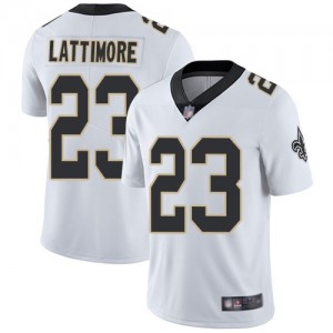 Nike Saints 23 Marshon Lattimore White Vapor Untouchable Limited Youth Jersey