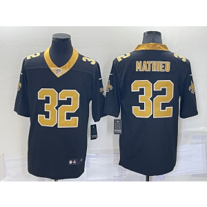 Nike Saints 32 Tyrann Mathieu Black Vapor Untouchable Limited Men Jersey