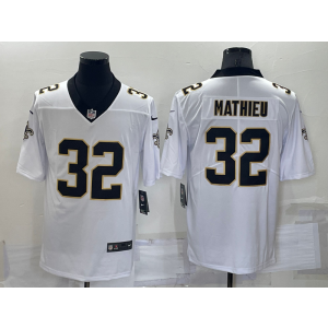 Nike Saints 32 Tyrann Mathieu White Vapor Untouchable Limited Men Jersey