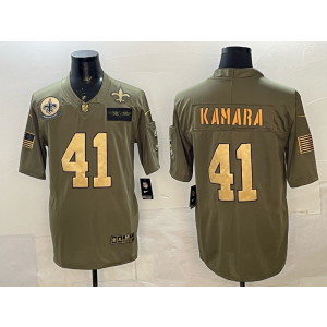 Nike Saints 41 Kamara Oliver Salute to Service Limited Men Jersey