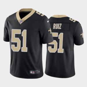 Nike Saints 51 Cesar Ruiz Black 2020 NFL Draft Vapor Limited Men Jersey
