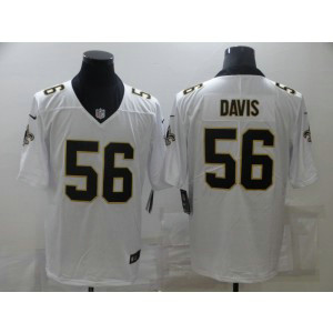 Nike Saints 56 DeMario Davis Vapor Untouchable White Limited Men Jesey