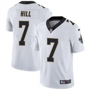 Nike Saints 7 Taysom Hill White Vapor Untouchable Limited Youth Jersey