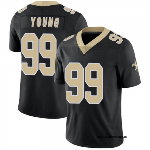 Nike Saints 99 Chase Young Black Vapor Untouchable Limited Men Jersey