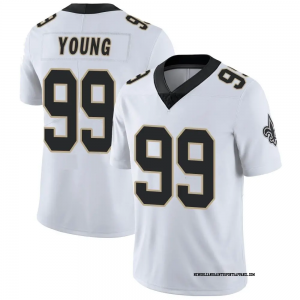 Nike Saints 99 Chase Young White Vapor Untouchable Limited Men Jersey