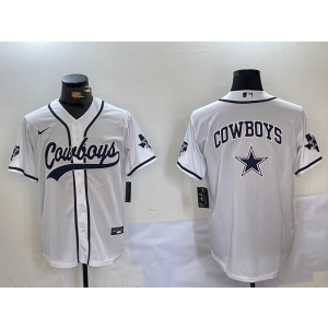 Nike Saints Blank White Vapor Baseball Logo Limited Men Jersey