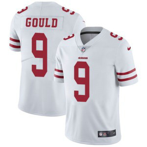 Nike San Francisco 49ers 9 Robbie Gould White Vapor Untouchable Limited Men Jersey