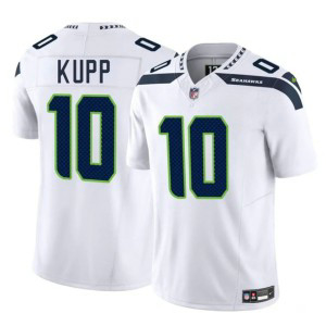 Nike Seahawks 10 Cooper Kupp White F.U.S.E. Vapor Limited Men Jersey