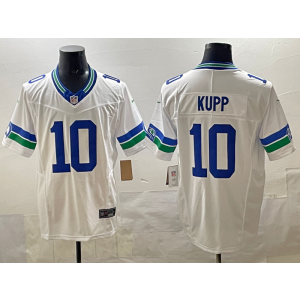 Nike Seahawks 10 Kupp White F.U.S.E. Vapor Limited Men Jersey