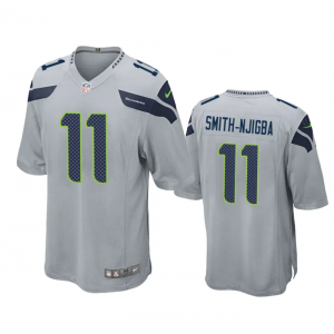Nike Seahawks 11 Jaxon Smith-Njigba Grey 2023 Draft Vapor Untouchable Limited Men Jersey