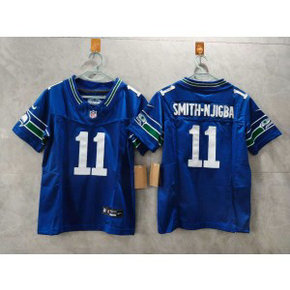 Nike Seahawks 11 Jaxon Smith-Njigba Royal F.U.S.E. Vapor Limited Youth Jersey
