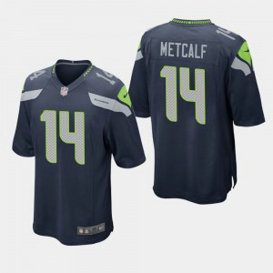 Nike Seahawks 14 D.K. Metcalf Navy 2019 NFL Draft Men Jersey