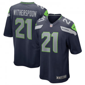 Nike Seahawks 21 Devon Witherspoon Navy 2023 Draft Vapor Untouchable Limited Men Jersey