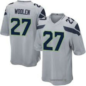 Nike Seahawks 27 Tariq Woolen Grey Vapor Untouchable Limited Men Jersey