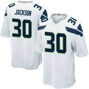 Nike Seahawks 30 Jackson White Vapor Untouchable Limited Men Jersey