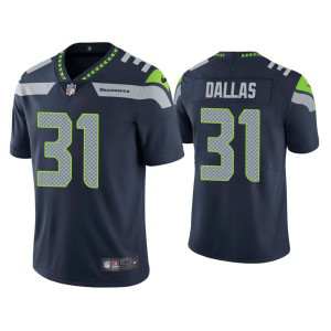 Nike Seahawks 31 Deejay Dallas Blue Vapor Untouchable Limited Men Jersey