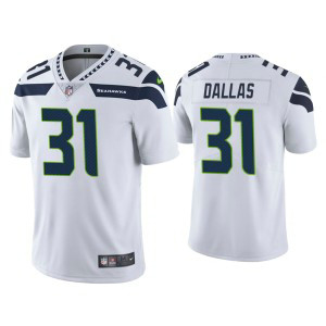 Nike Seahawks 31 Deejay Dallas White Vapor Untouchable Limited Men Jersey