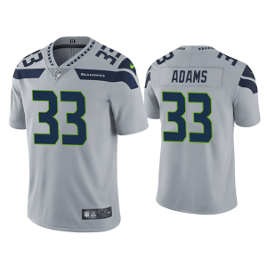 Nike Seahawks 33 Jamal Adams Gray Vapor Untouchable Limited Men Jersey