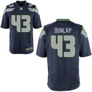 Nike Seahawks 43 Carlos Dunlap Navy Vapor Untouchable Limited Men Jersey