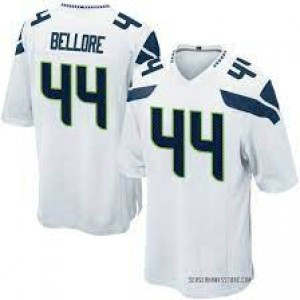 Nike Seahawks 44 Bellore White Vapor Untouchable Limited Men Jersey