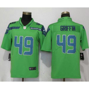 Nike Seahawks 49 Shaquem Griffin Green Vapor Untouchable Limited Men Jersey