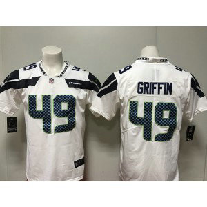 Nike Seahawks 49 Shaquem Griffin White Vapor Untouchable Limited Men Jersey