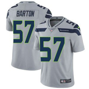 Nike Seahawks 57 Cody Barton Grey Vapor Untouchable Limited Men Jersey