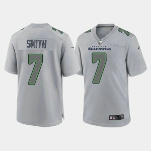 Nike Seahawks 7 Geno Smith Gray Atmosphere Fashion Vapor Limited Men Jersey