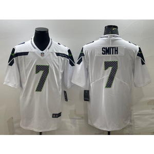 Nike Seahawks 7 Geno Smith White Vapor Untouchable Limited Men Jersey