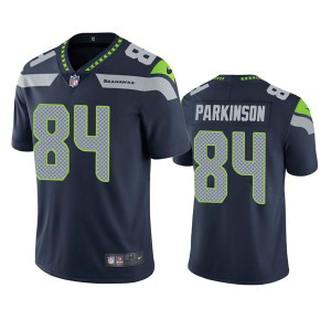 Nike Seahawks 84 Colby Parkinson Navy Vapor Untouchable Limited Men Jersey