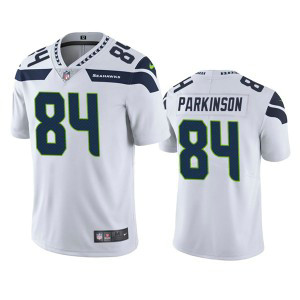Nike Seahawks 84 Colby Parkinson White Vapor Untouchable Limited Men Jersey