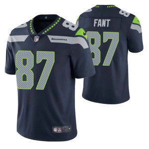 Nike Seahawks 87 Noah Fant Navy Vapor Untouchable Limited Men Jersey