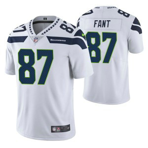 Nike Seahawks 87 Noah Fant White Vapor Untouchable Limited Men Jersey