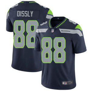 Nike Seahawks 88 Will Dissly Navy Vapor Untouchable Limited Men Jersey