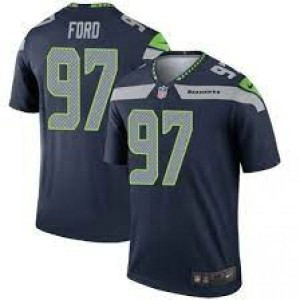 Nike Seahawks 97 Poona Ford Blue Vapor Untouchable Limited Men Jersey